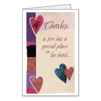 A Son's Place in the Heart Printable Valentines Day Cards for Child