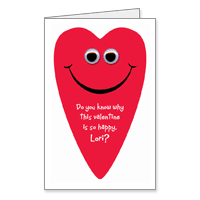 One Happy Valentine Printable Funny Valentines Day Cards
