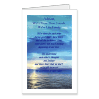 You and I Are Like Family Printable Friendship Cards for Best Friends