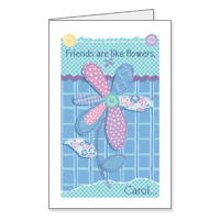 Friends Are Like Flowers Printable Friendship Cards for Best Friends