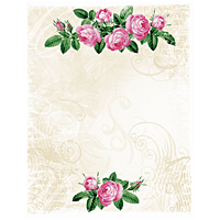 The Beauty of Roses Printable Valentines Day Stationery