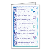 I Love You! Printable Loving You Cards