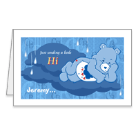 A Little Hi Printable Just Because Cards for Kids