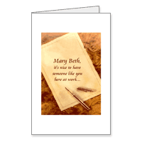 Co-Worker and Friend Printable Thank You Cards for the Workplace