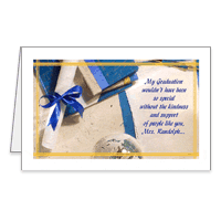 For Your Support Printable Graduation Thank You Cards