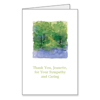 Thank You for Caring Printable Sympathy Thank You Cards