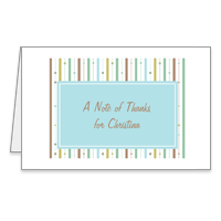 Note of Thanks Printable Thank You Cards