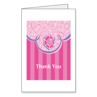 A Princess Thank You Printable Thank You Cards for Kids