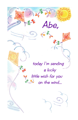 A Wish on the Wind Printable Card