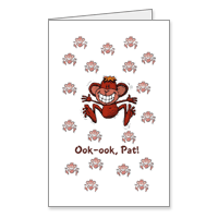 Monkey-Talk Printable Just Because Cards for Kids
