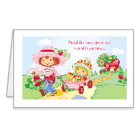 Sweet Friend Printable Strawberry Shortcake Friendship Cards