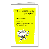 Directions for Use Printable Funny Just Because Cards
