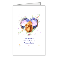Special Son & Daughter-in-Law Printable Anniversary Cards for Children