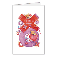 Love for Grandma and Grandpa Printable Anniversary Cards for Grandparents
