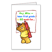 First Grade Is Fun! Printable Back To Elementary School Cards