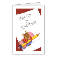 Third Grade Fun Printable Back To Elementary School Cards