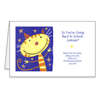 Reach for the Moon Printable Back To Elementary School Cards