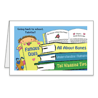 Lucky Dog Printable Back To Preschool & Kindergarten Cards