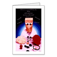 Your Party Nose Printable Birthday Cards for Teens
