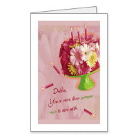 Glad We Work Together Printable Birthday Cards for Co-Worker