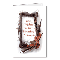Best Wishes on Your Birthday Printable Birthday Cards for Him