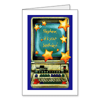For Nephew Printable Birthday Cards for Nephew