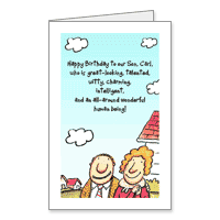 To Our Son Printable Birthday Cards for Son