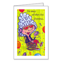 Relax and Enjoy, Grandma Printable Birthday Cards for Grandmother