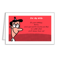 You'll Always Have Me! Printable Birthday Cards for Wife