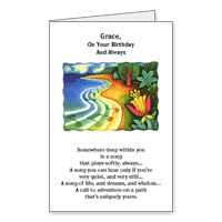 The Song of Your Soul Printable Birthday Cards for Anyone