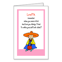 Always Tried to Look Older Printable Over the Hill Birthday Cards