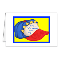 Winner's All-Star Day Printable Just for Kids Birthday Cards for Boys