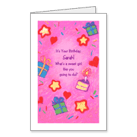 Celebrate! Printable Just for Kids Birthday Cards for Girls