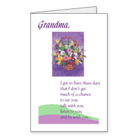 Wonderful Grandma Printable Birthday Cards for Grandmother