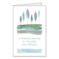 A Birthday Blessing Printable Birthday Cards for Grandfather