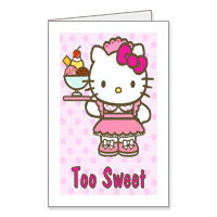 Too Sweet Printable Just for Kids Birthday Cards for Girls