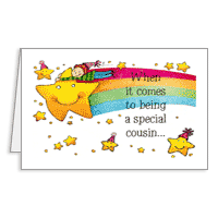Star Cousin Printable Birthday Cards for Cousin