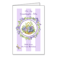 Happy Memories Printable Birthday Cards for Granddaughter