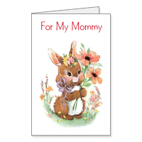 I Love You, Mommy Printable Birthday Cards for Mother