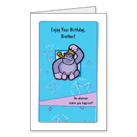 Enjoy Your Day Printable Birthday Cards for Brother
