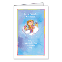 A Hug for You Printable Birthday Cards for Grandson