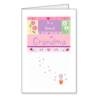 Special Grandma Printable Birthday Cards for Grandmother