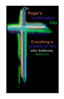 Believe in God and You Printable Card