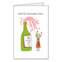 Open the Champagne! Printable General Congratulations Cards