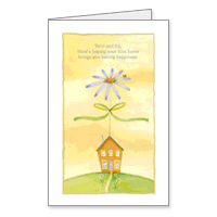Your Home, Your Happiness Printable Congratulations on Your New Home Cards