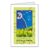 New Beginnings Printable Good Luck Cards