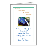 Celebrating a New Beginning Printable Graduation Invitations