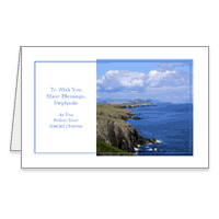 Wishing You Blessings Printable Holiday Cards