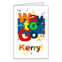 Way to Go! Printable Graduation Cards