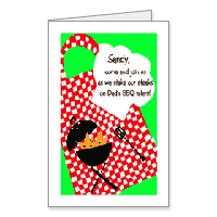 BBQ Cook-Out Printable Picnic Invitations